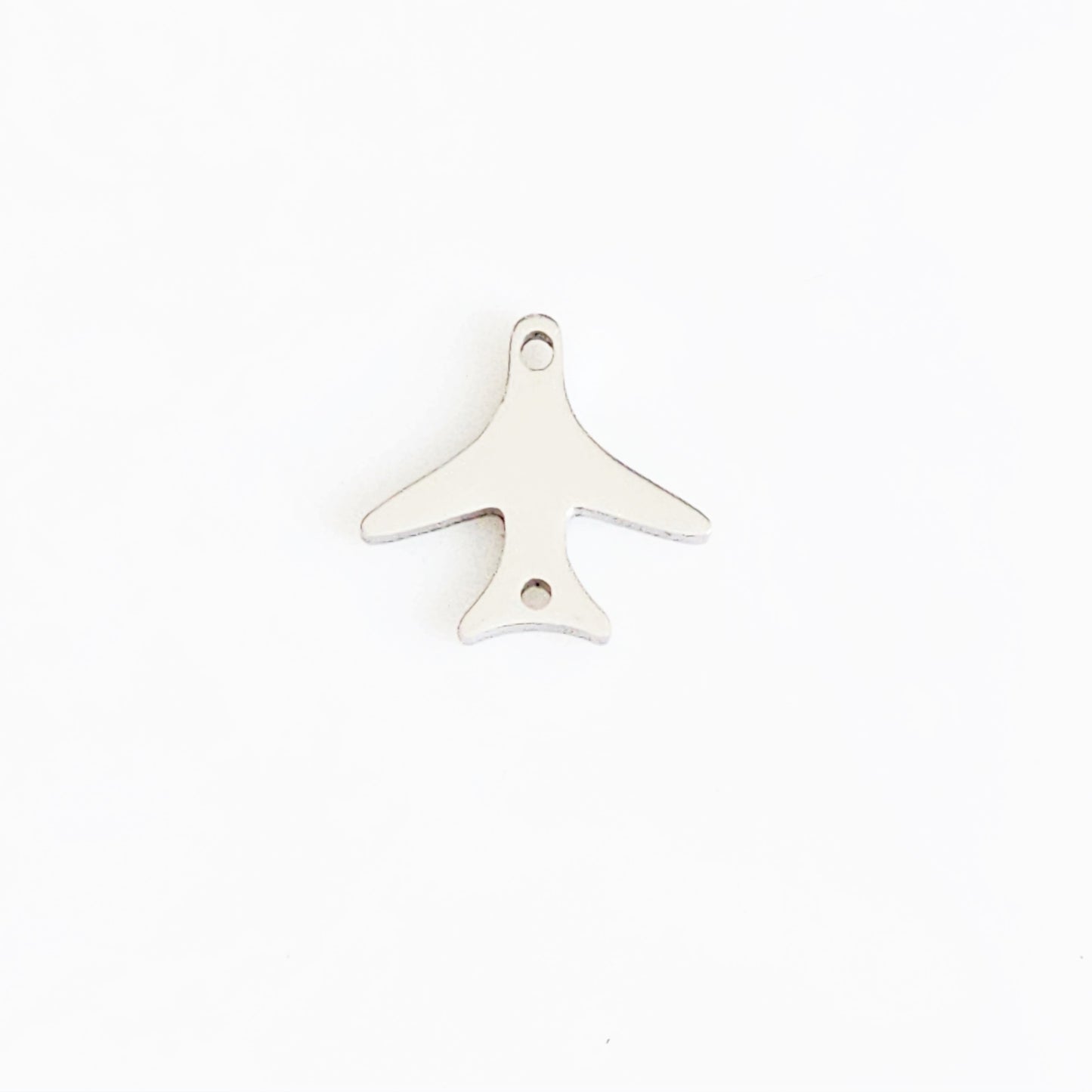 Plane Charm - Stainless Steel