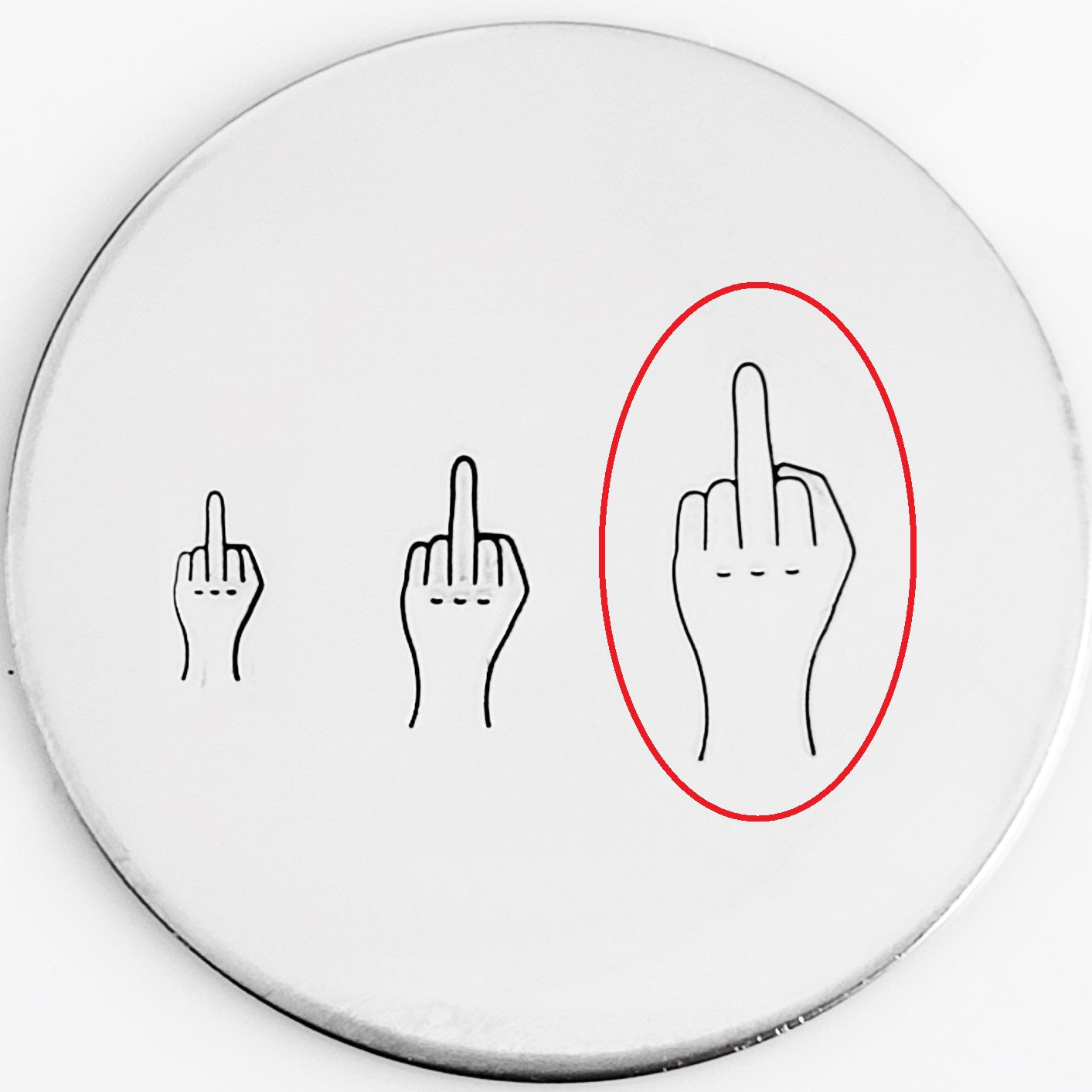 Middle Finger - Reverse