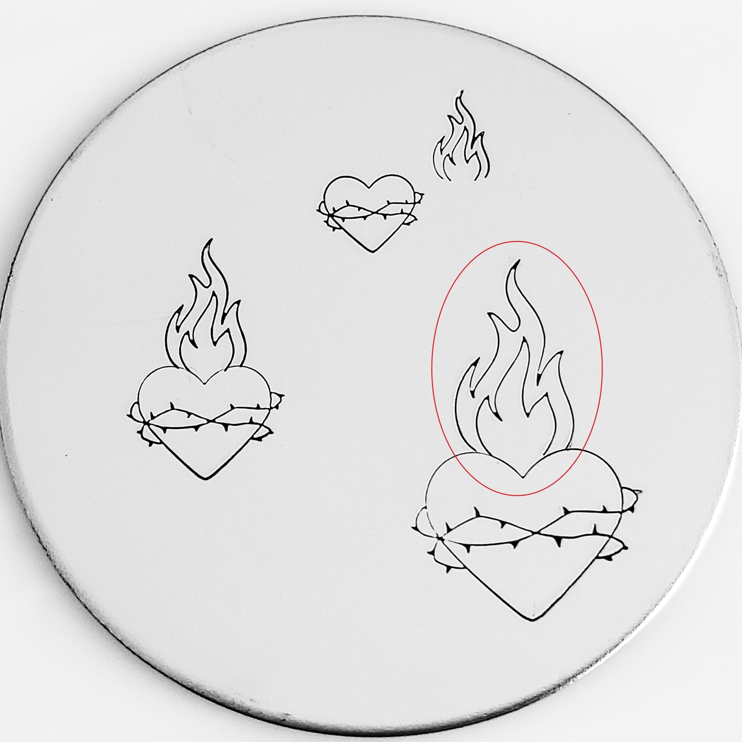 Sacred Heart and Flame