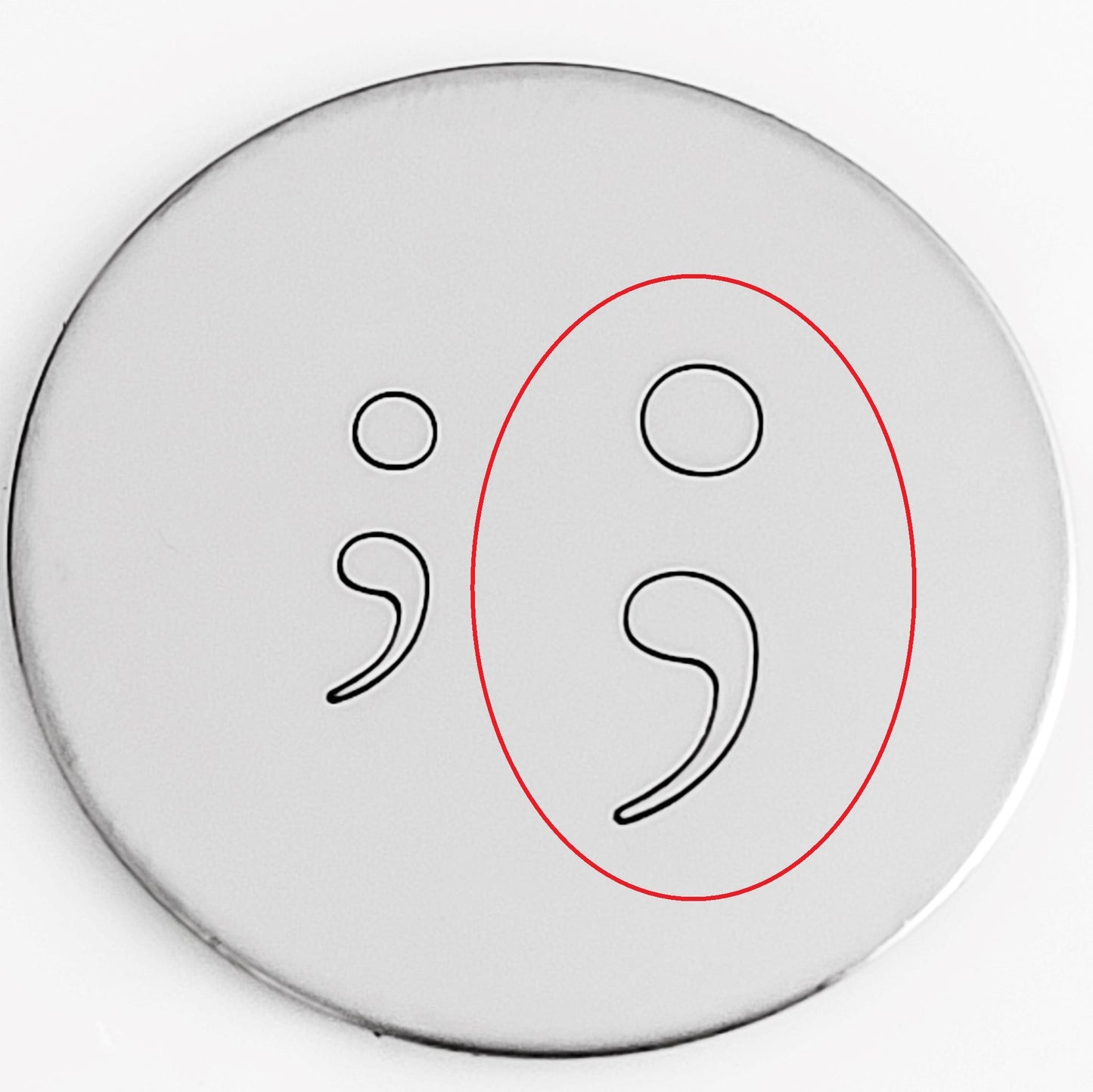 Semi-Colon (Large Size)