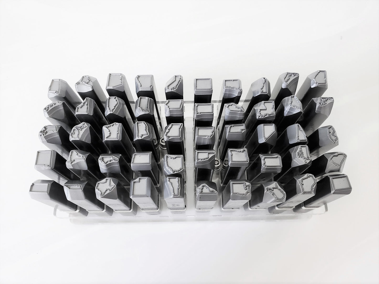 3/8" 50 States/Stamps Style Acrylic Stamp Holder