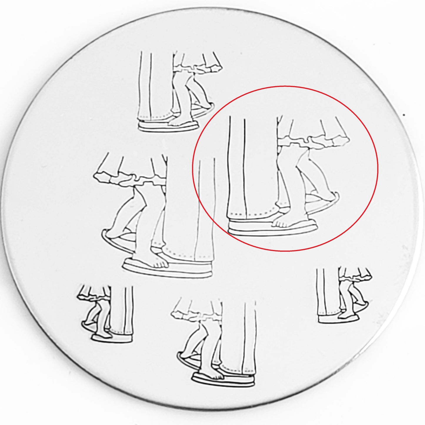 Dad and Daughter Dancing Legs