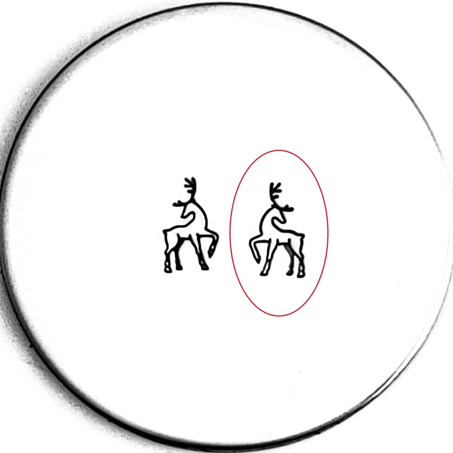 Reindeer Standing - Reversed