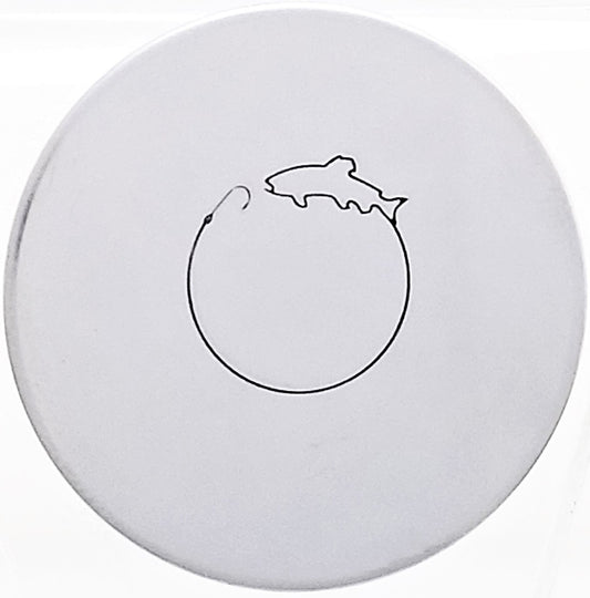 Fishing Monogram Circle