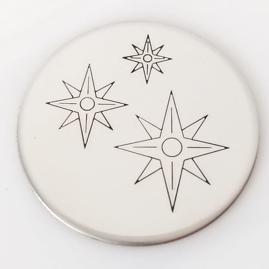 Compass without Directional Lettering