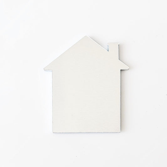 Aluminum House Ornament Blank - 51mm (2" x 1 3/8")