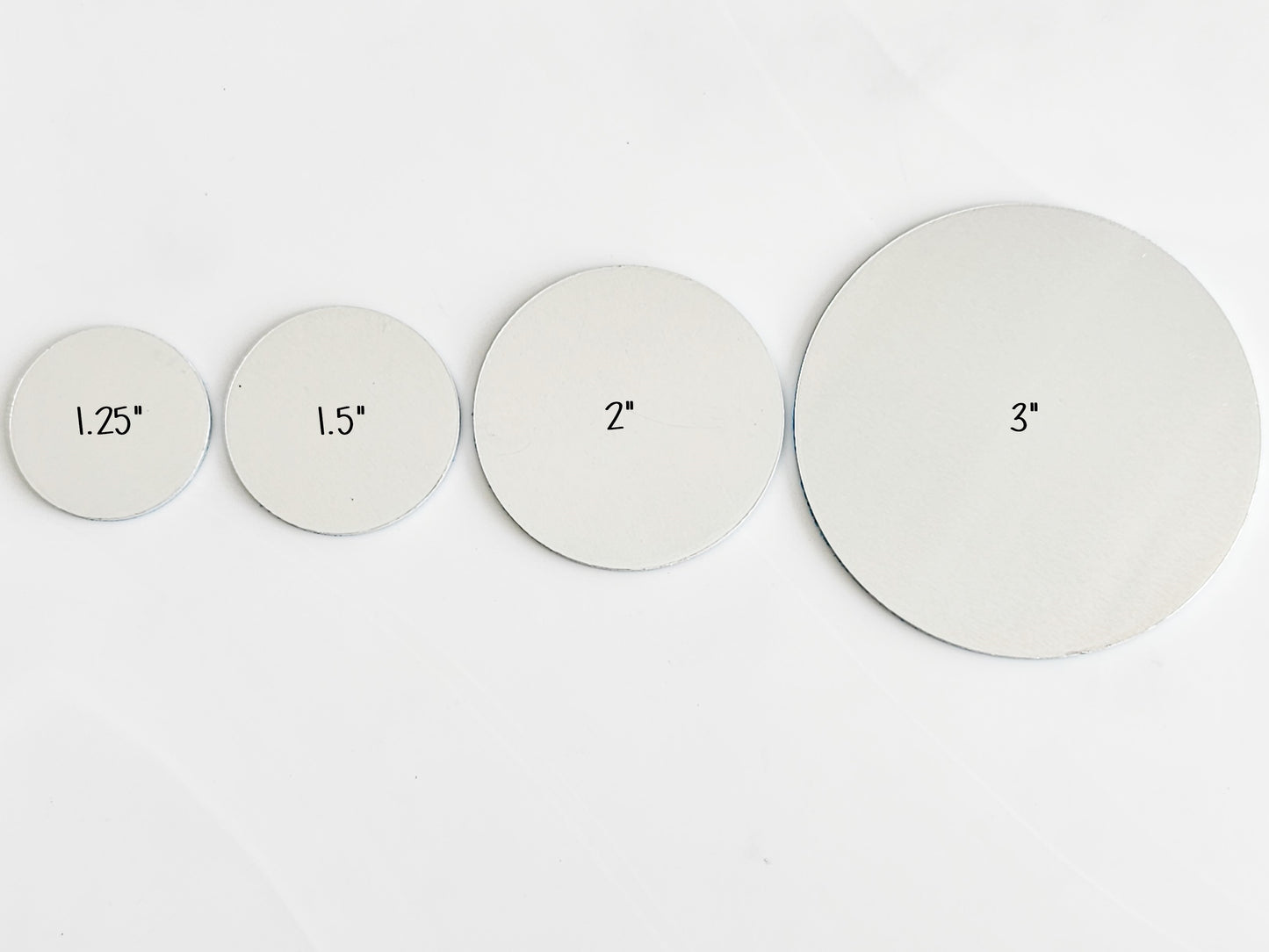 Aluminum Round Ornament Blank - 51mm (2")