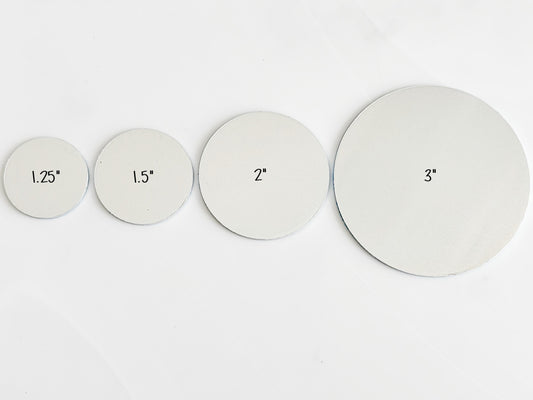 Aluminum Round Ornament Blank - 51mm (2")