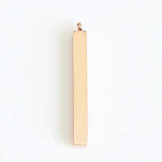 Rose Gold Plated 4mm x 40mm Bar