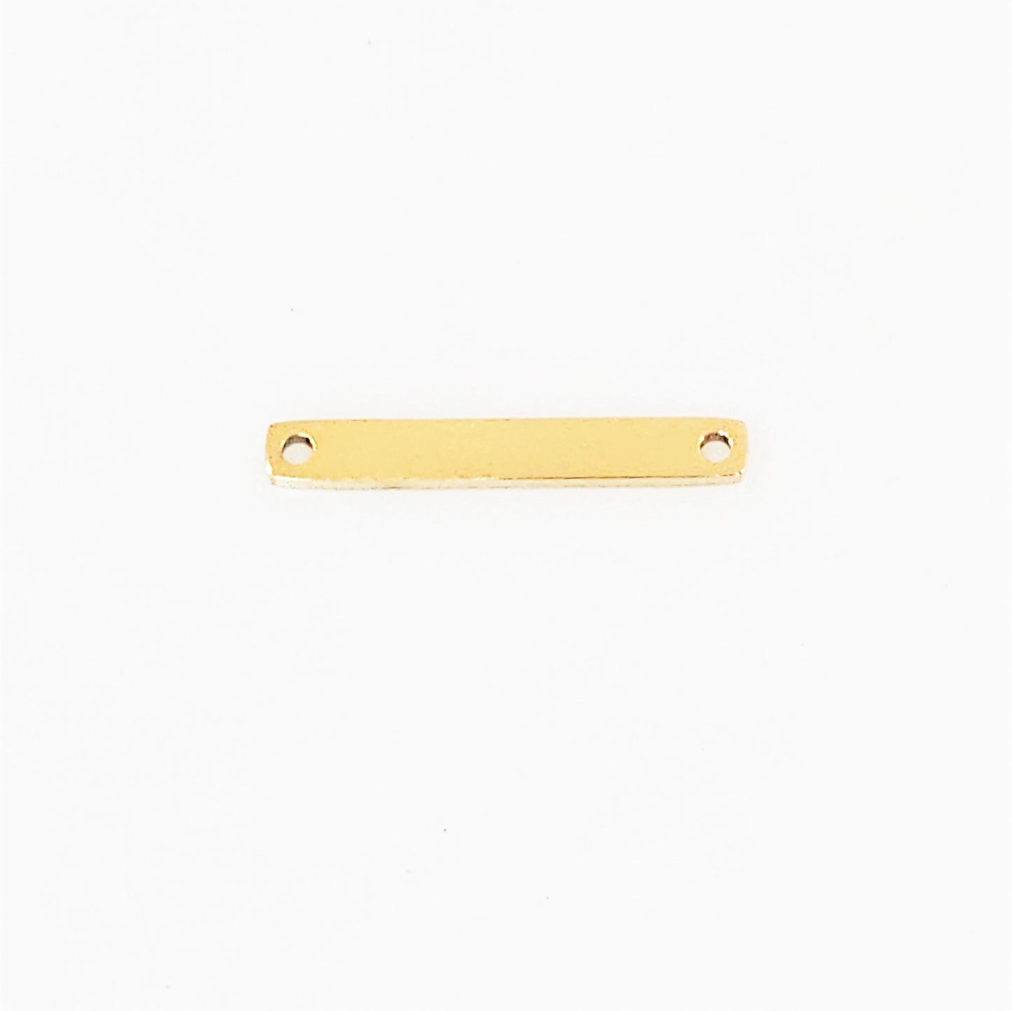 Gold Plated Stainless Steel Rectangle - 3mm x 22mm