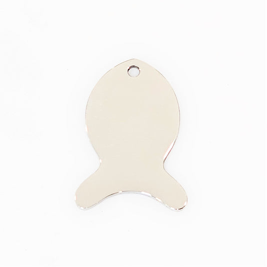 Fish Charm - Stainless Steel