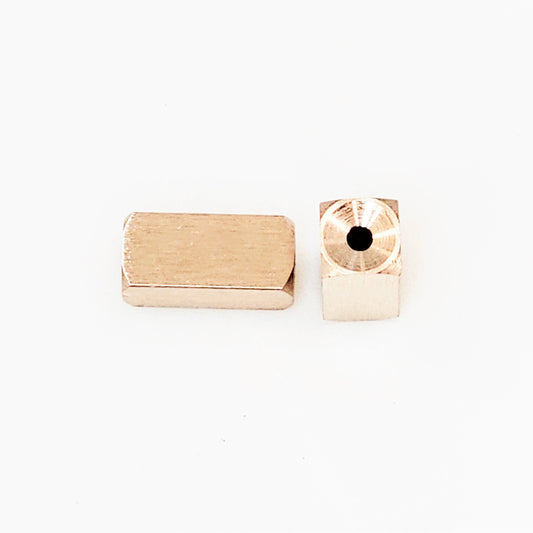 Rose Gold Square Bar - 6mm x 13mm