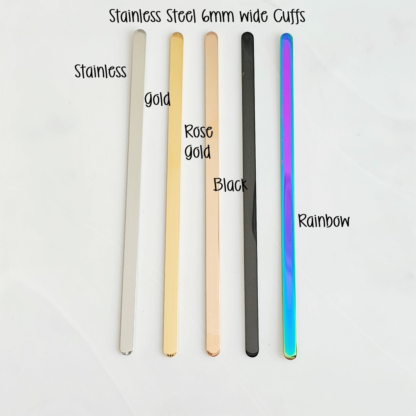 Bracelet - 6mm x 6" - Rose Gold Plated