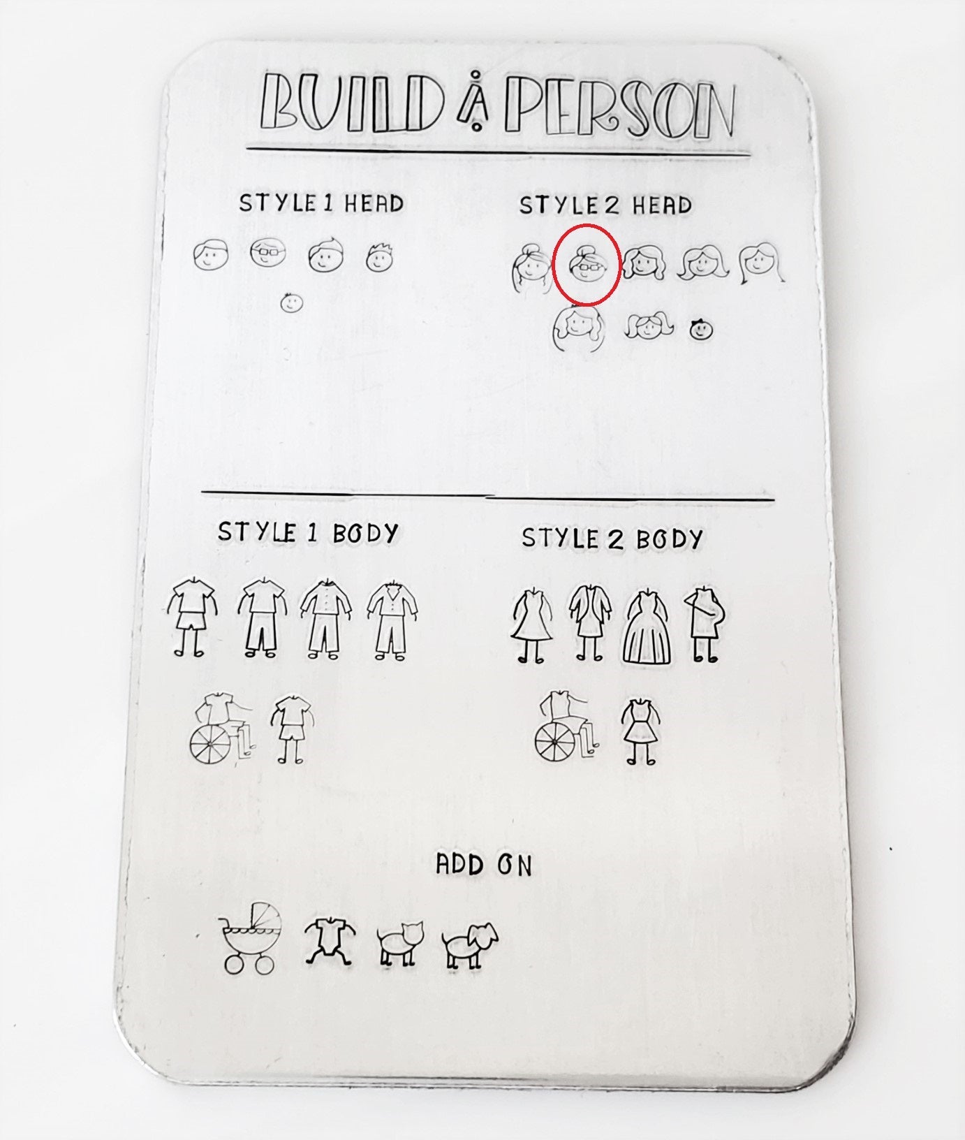 Stick People - Female Heads