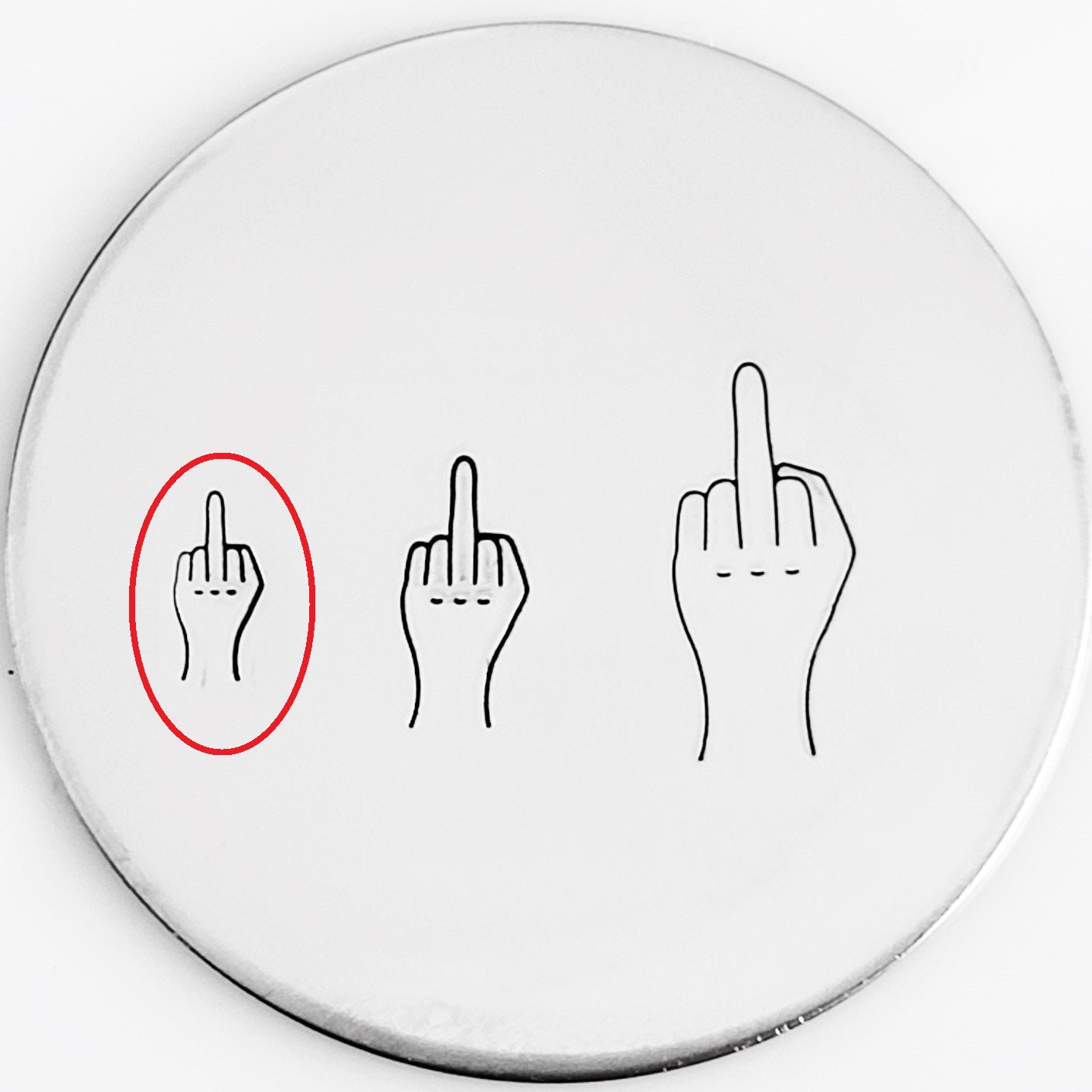 Middle Finger - Reverse