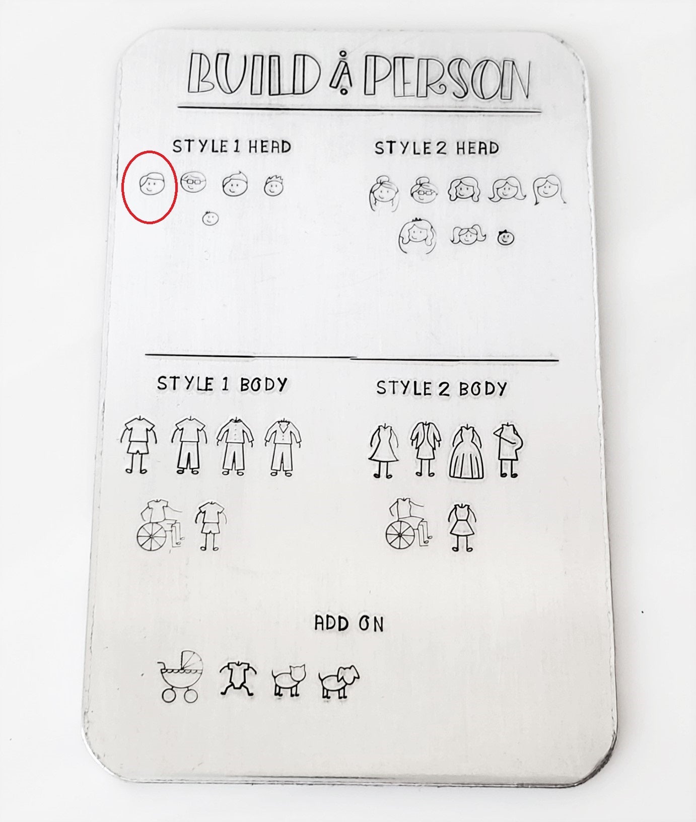 Stick People - Male Heads