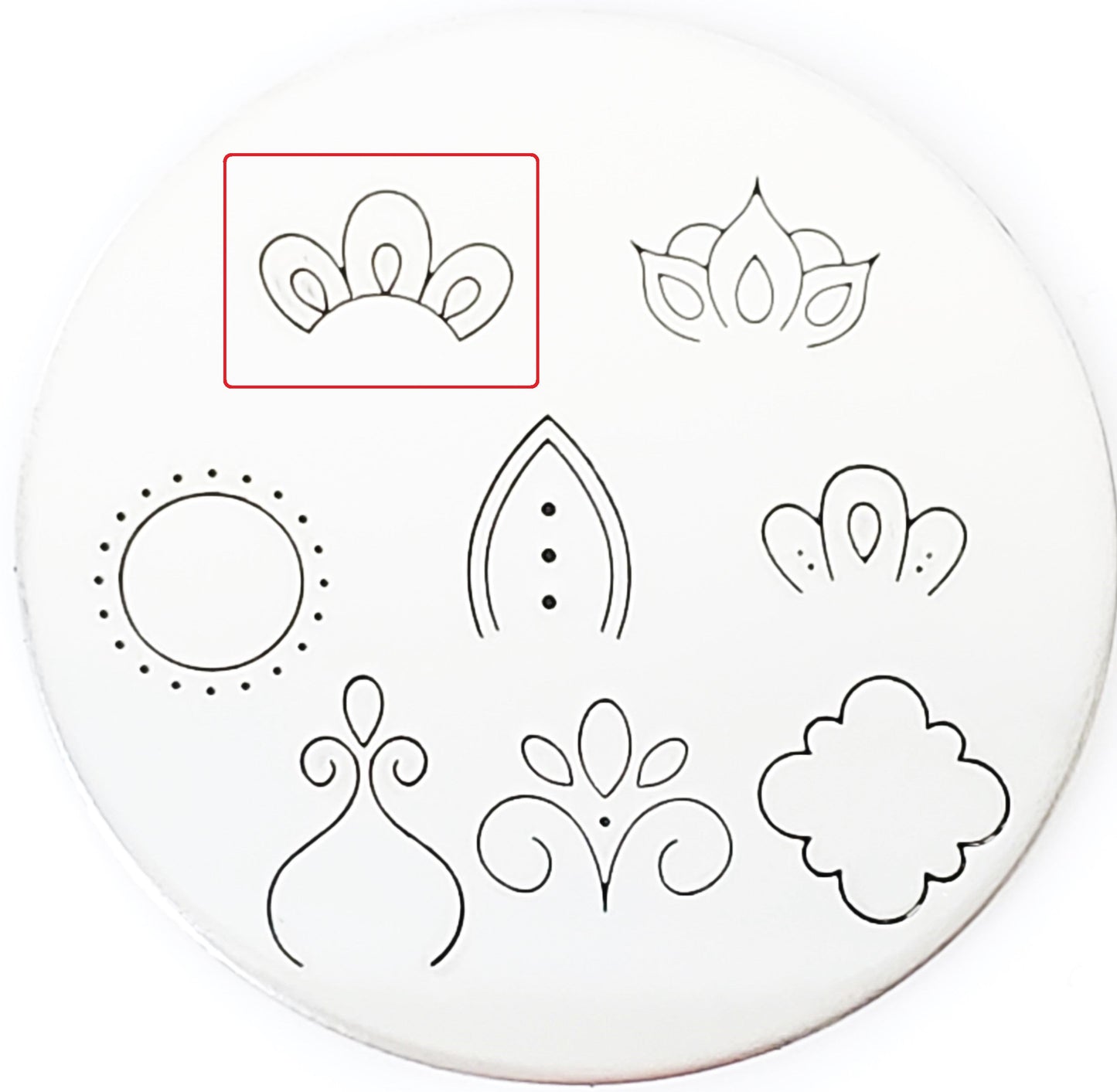 Mandala - Add On Stamps 7/8mm