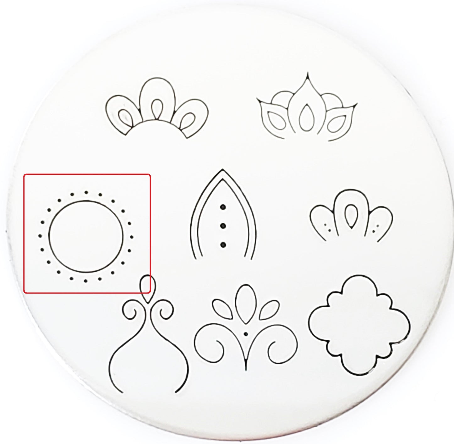 Mandala - Add On Stamps 7/8mm