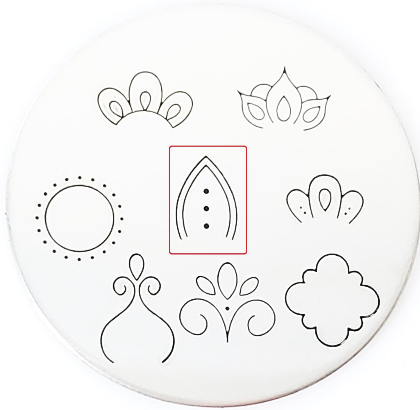 Mandala - Add On Stamps 7/8mm