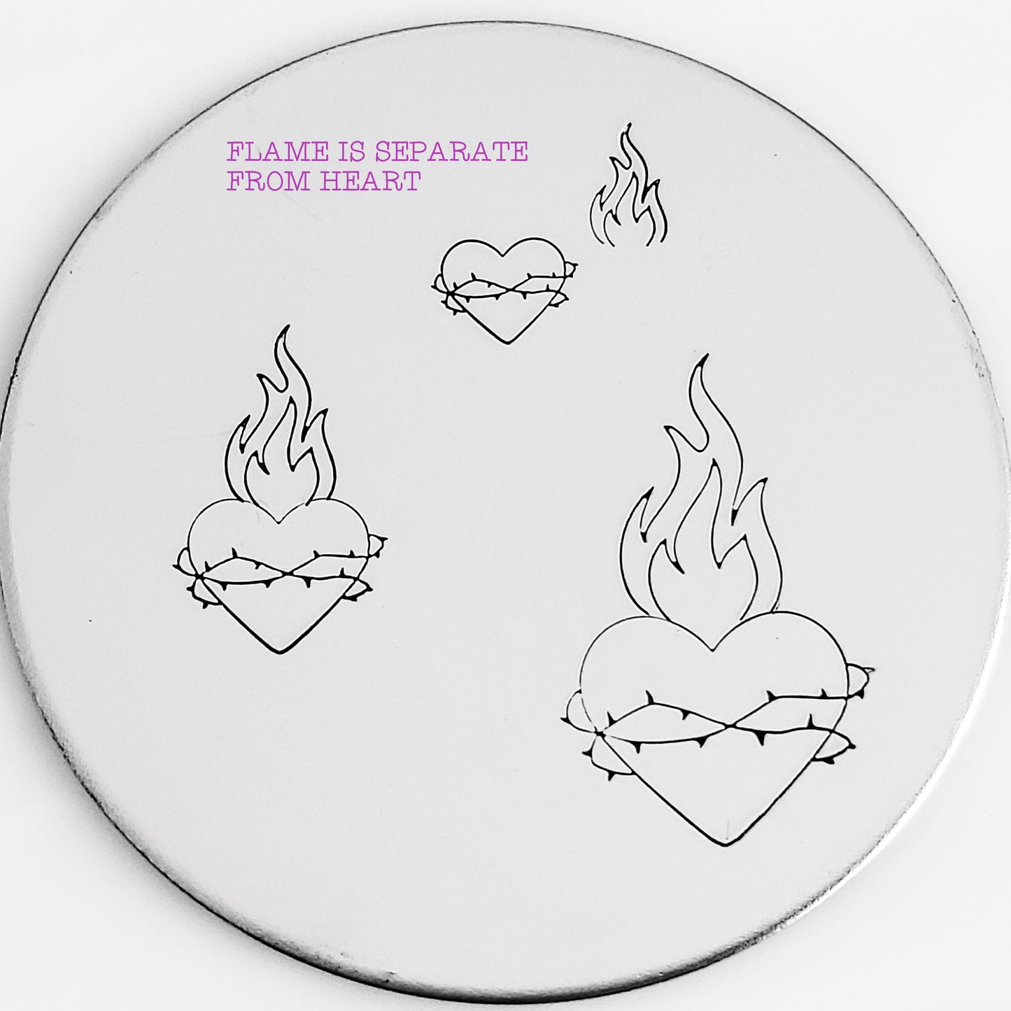 Sacred Heart and Flame