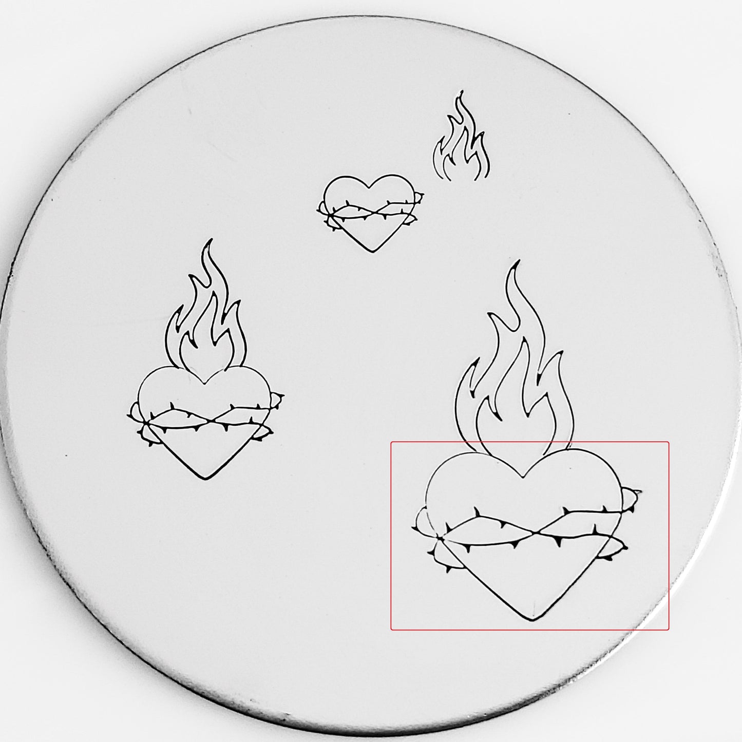 Sacred Heart and Flame