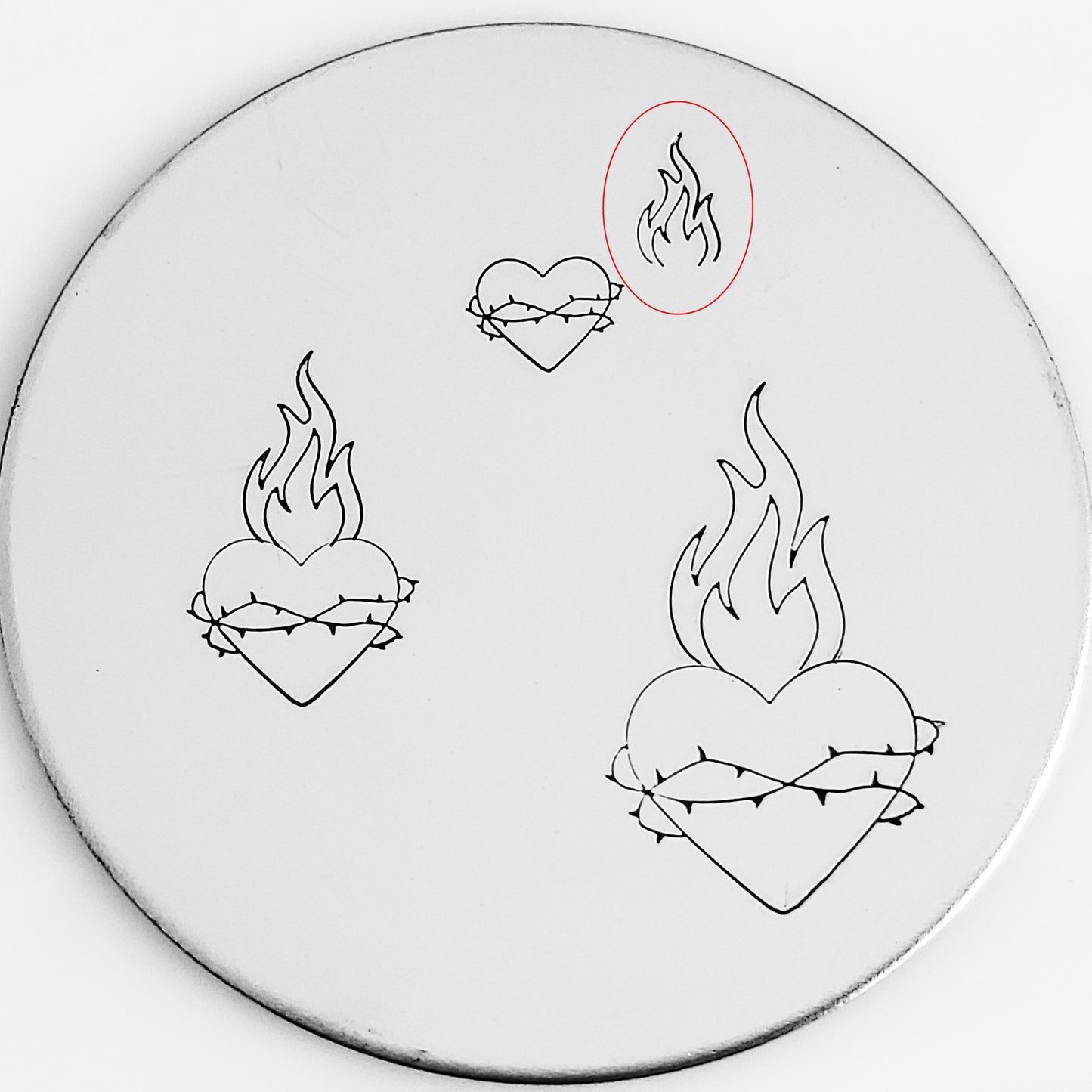 Sacred Heart and Flame