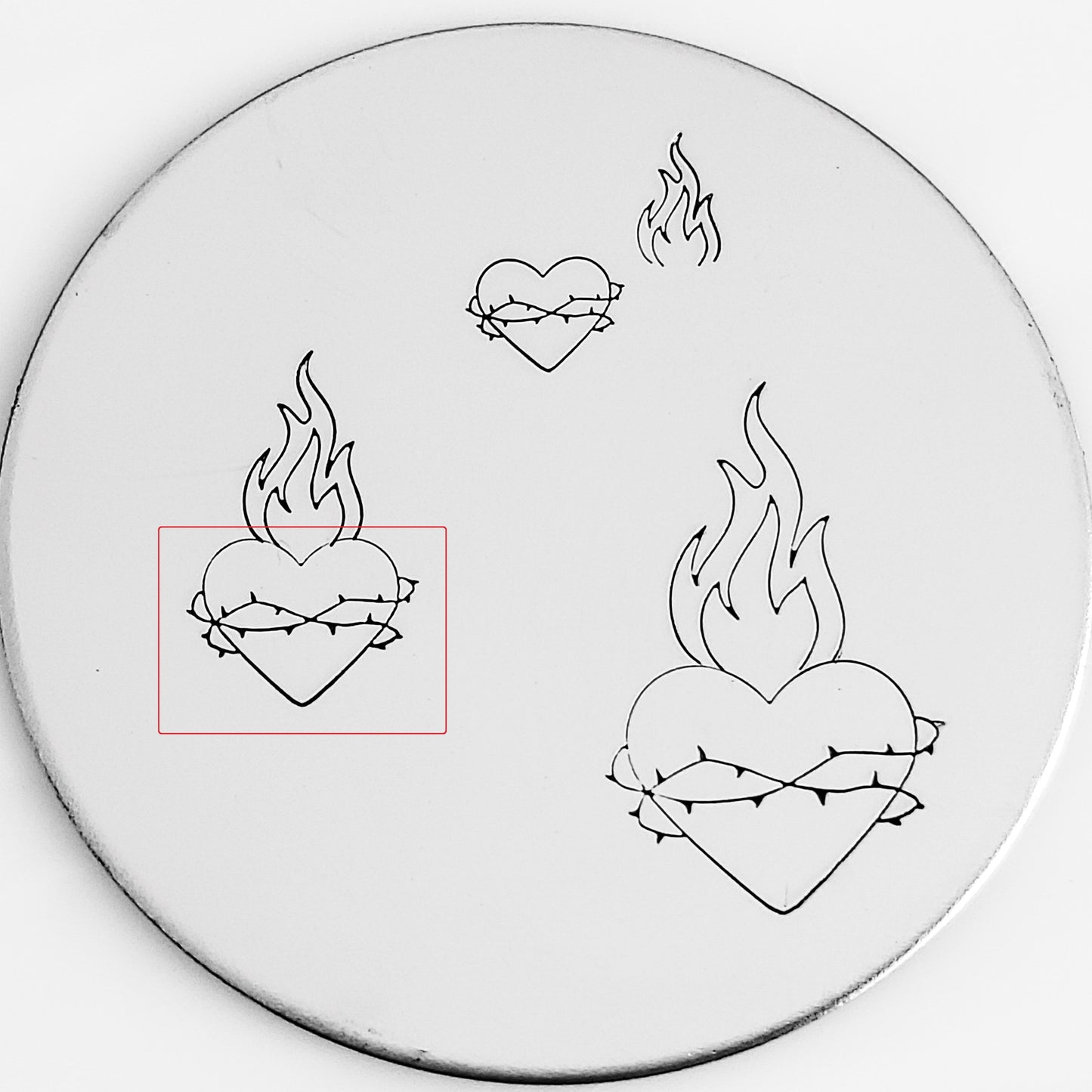 Sacred Heart and Flame