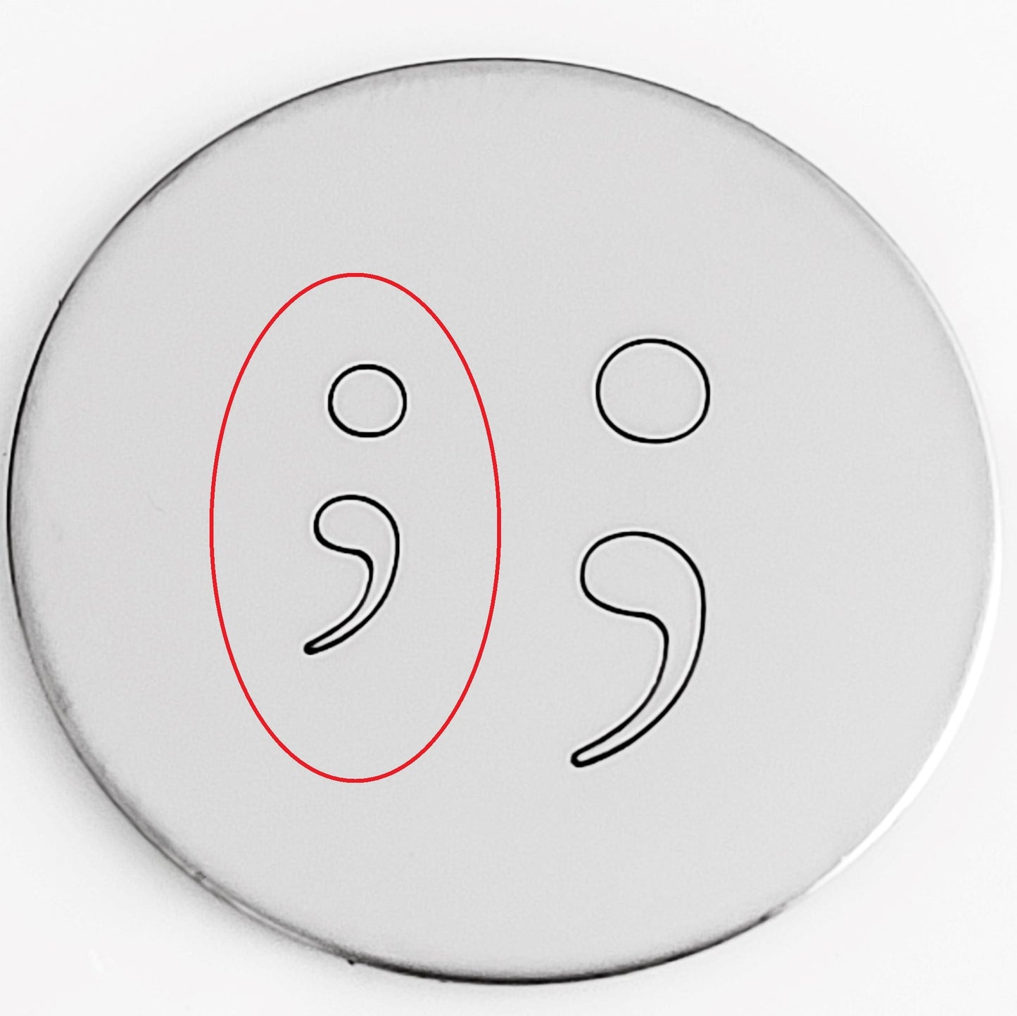 Semi-Colon (Large Size)