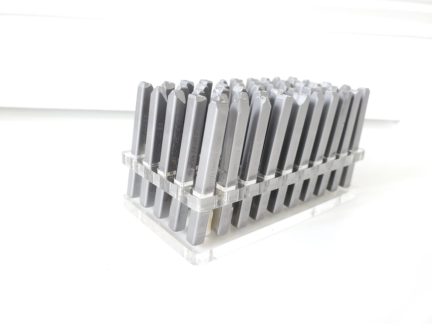 1/4" 50 States/Stamps Style Acrylic Stamp Holder