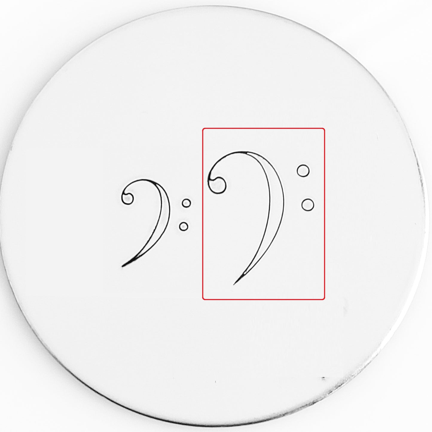 Larger Bass Clef - Correct