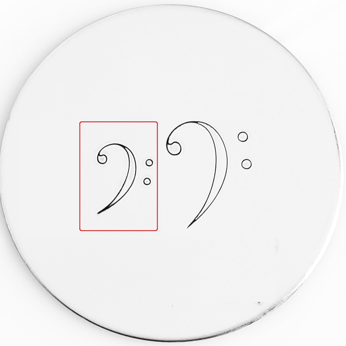 Larger Bass Clef - Correct