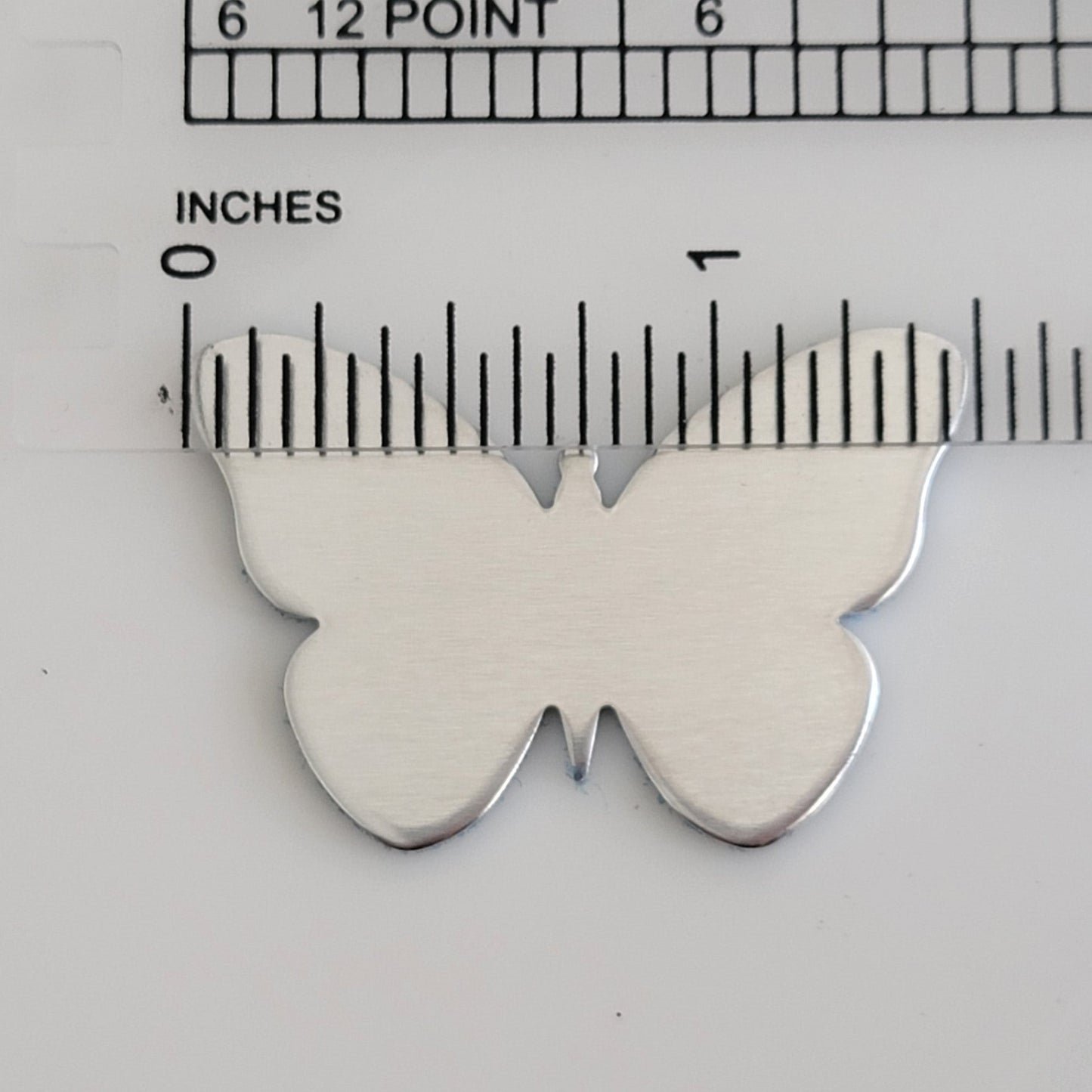 1" x 1 1/2" Butterfly - 14g BRASS