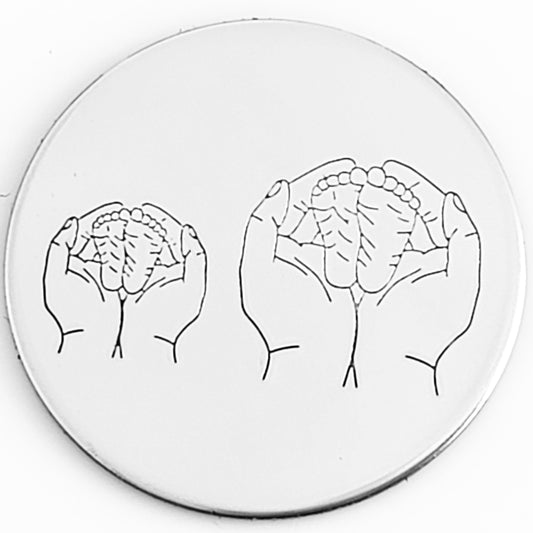 Hands with Baby Feet