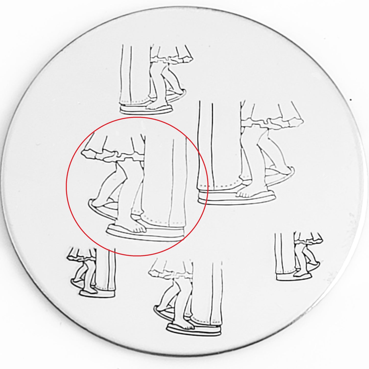 Dad and Daughter Dancing Legs