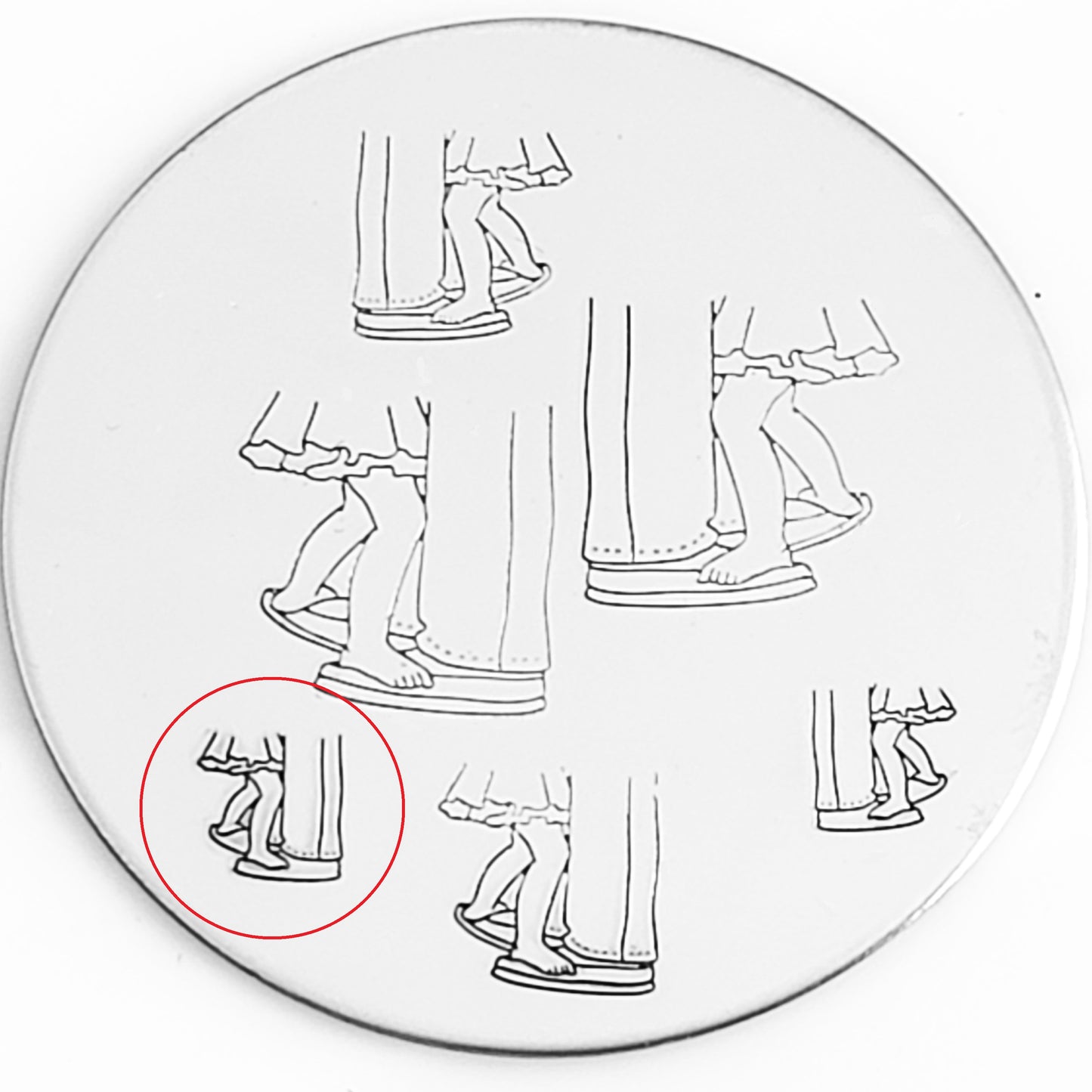 Dad and Daughter Dancing Legs