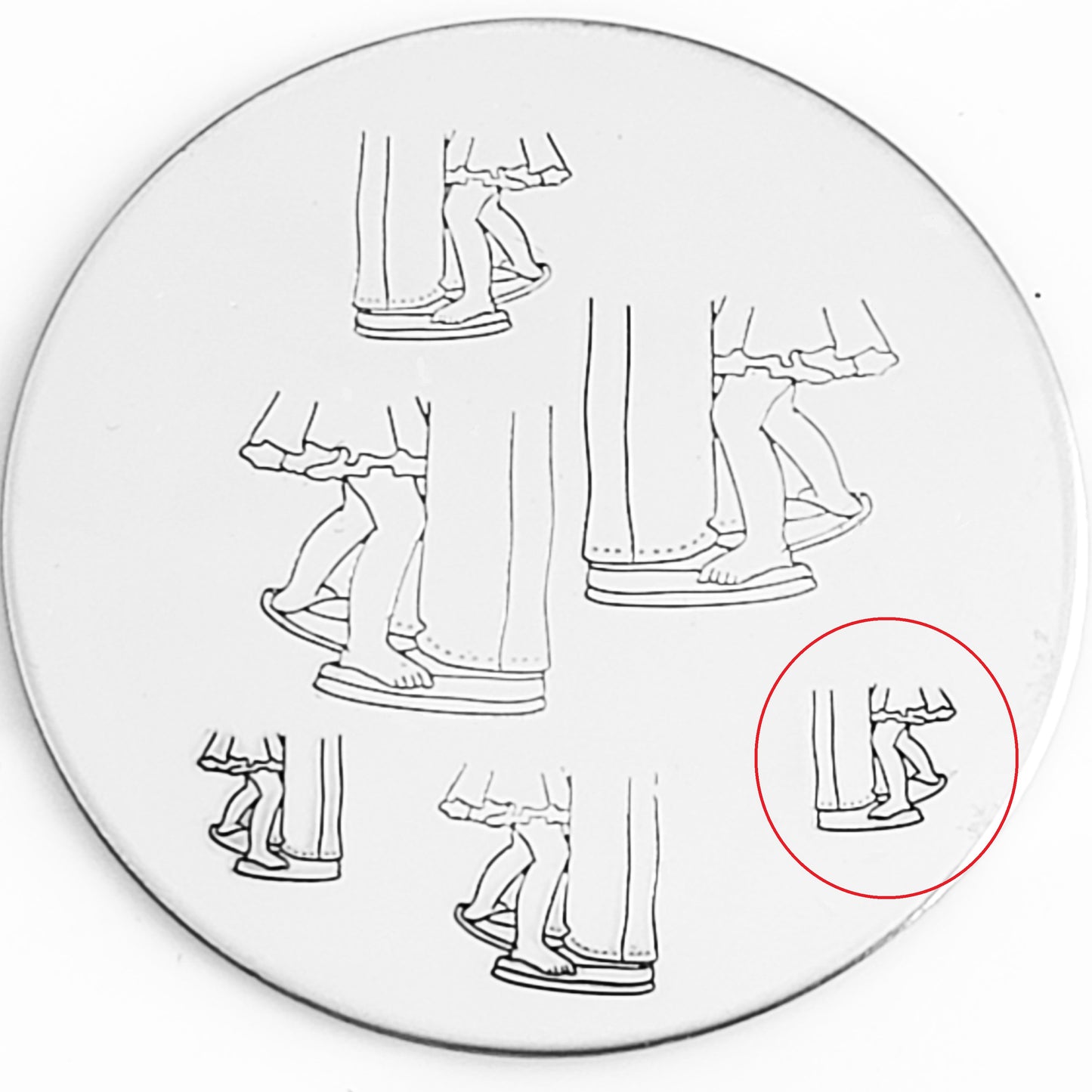 Dad and Daughter Dancing Legs