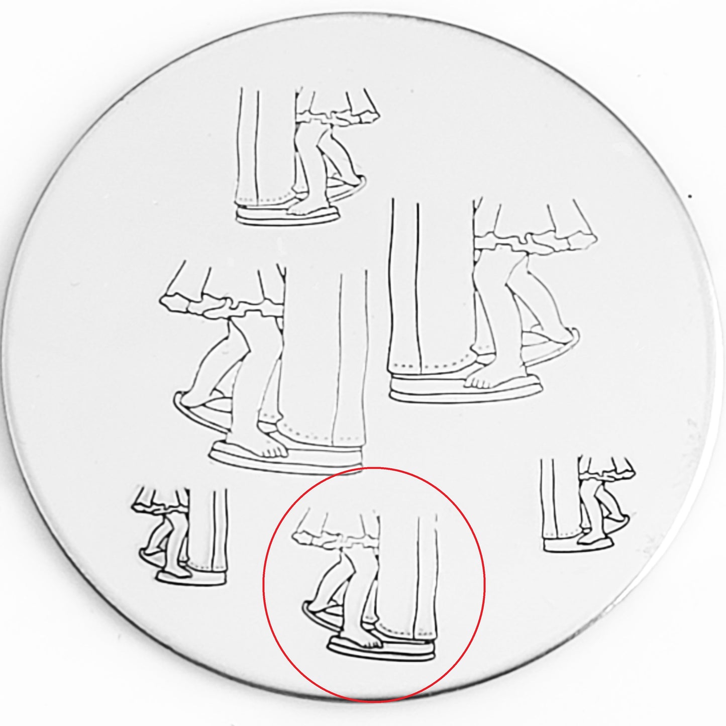 Dad and Daughter Dancing Legs