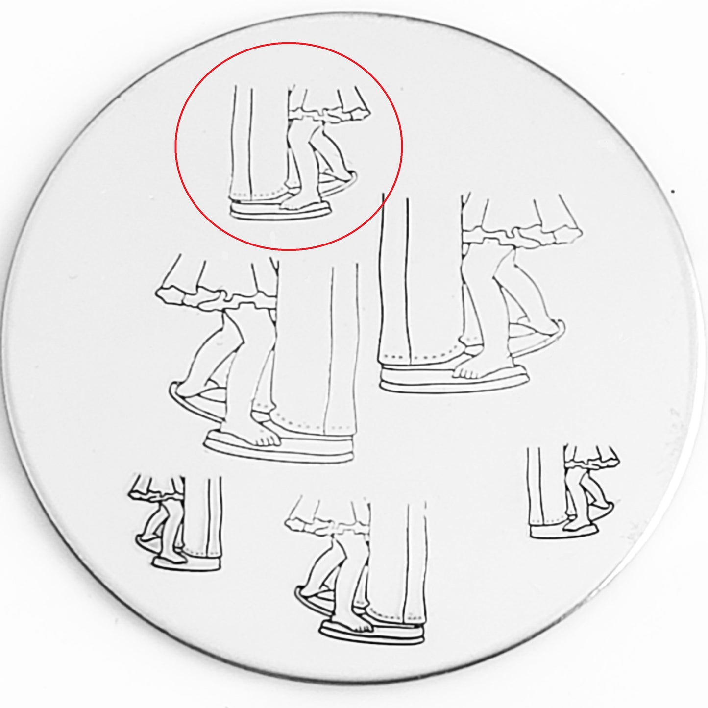 Dad and Daughter Dancing Legs