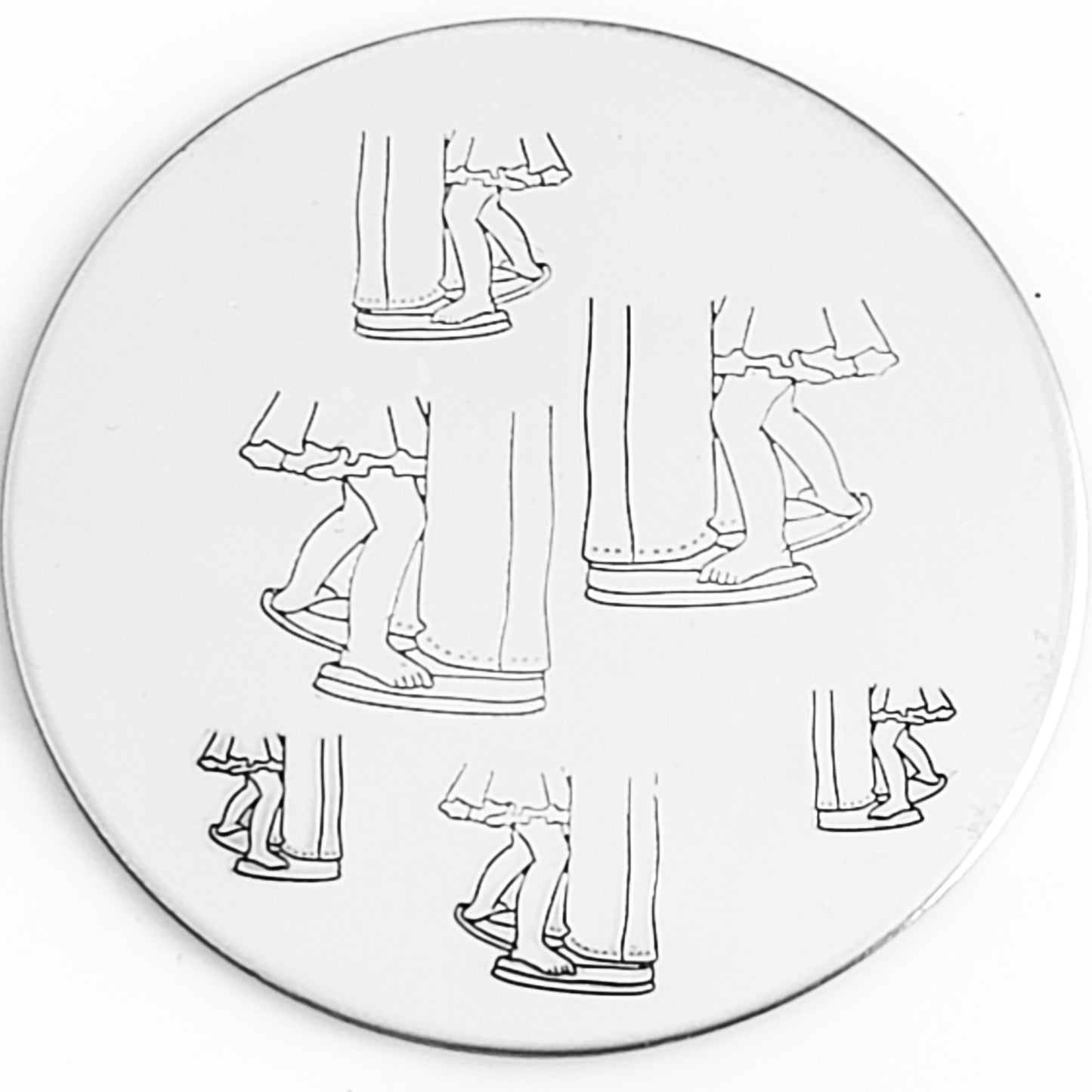 Dad and Daughter Dancing Legs