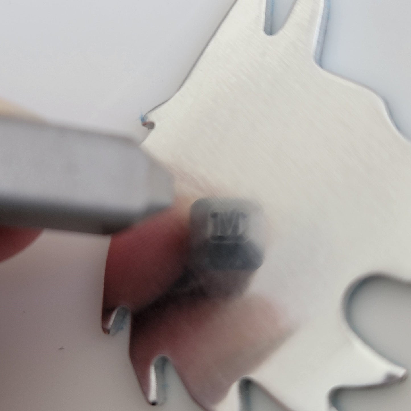 1 1/4" x 1 3/8" Wolf Heads - 14g BRASS