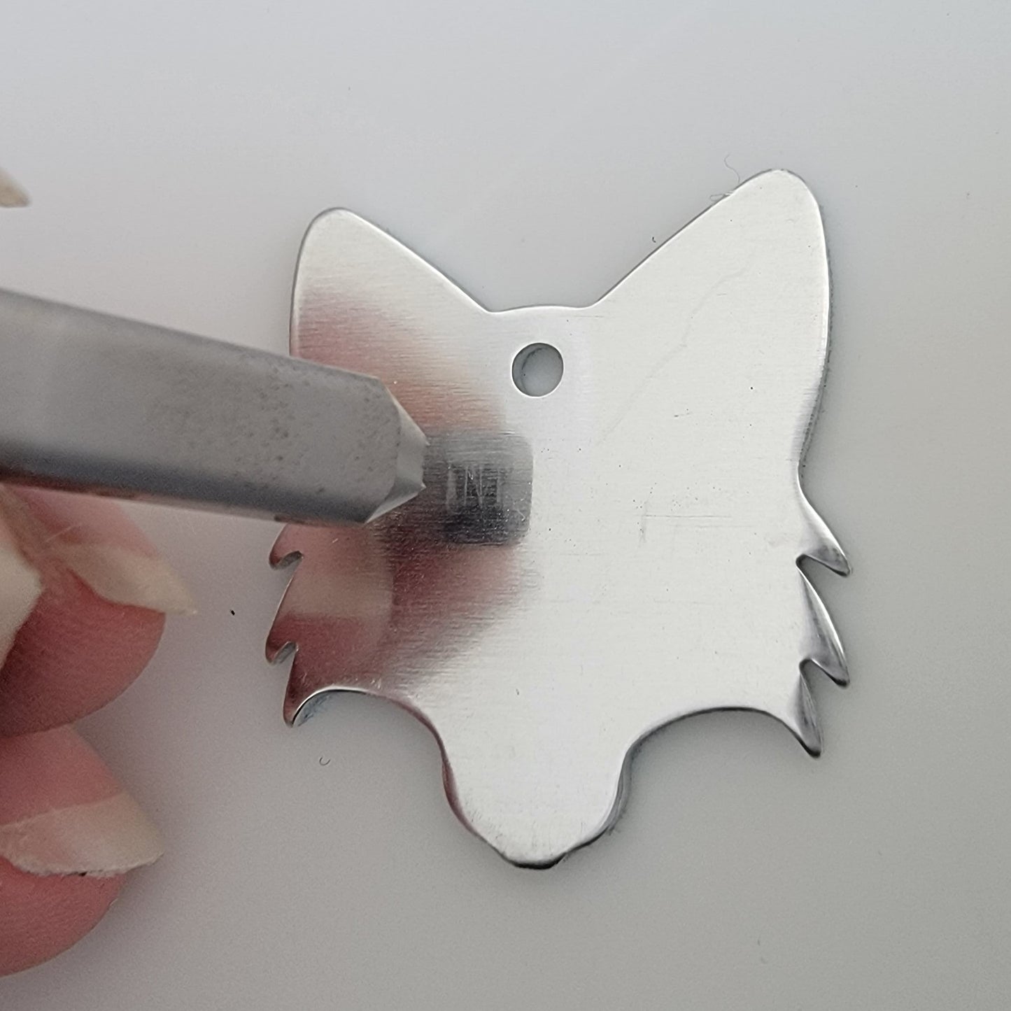 1 1/4" x 1 1/8" Fox Heads - 14g COPPER