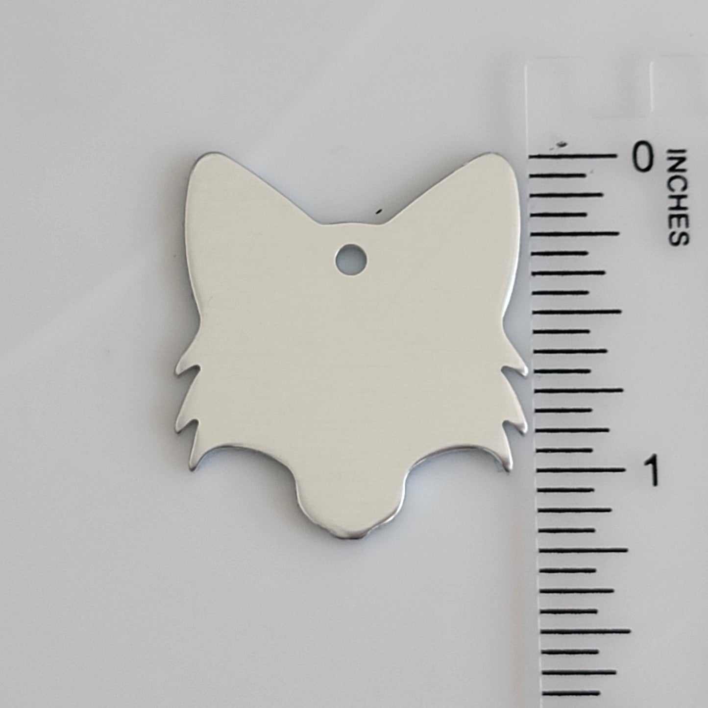 1 1/4" x 1 1/8" Fox Heads - 14g COPPER