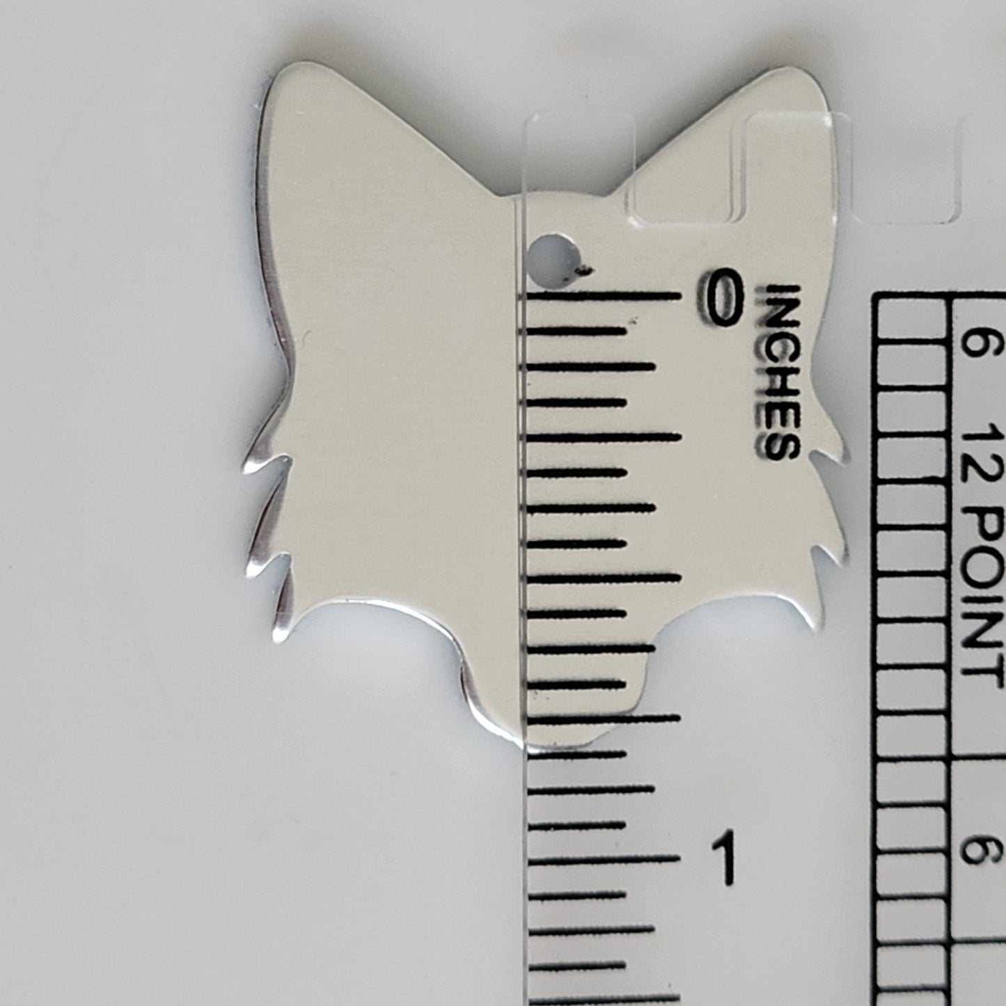 1 1/4" x 1 1/8" Fox Heads - 14g COPPER