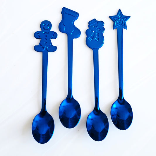 Holiday Spoons - Blue