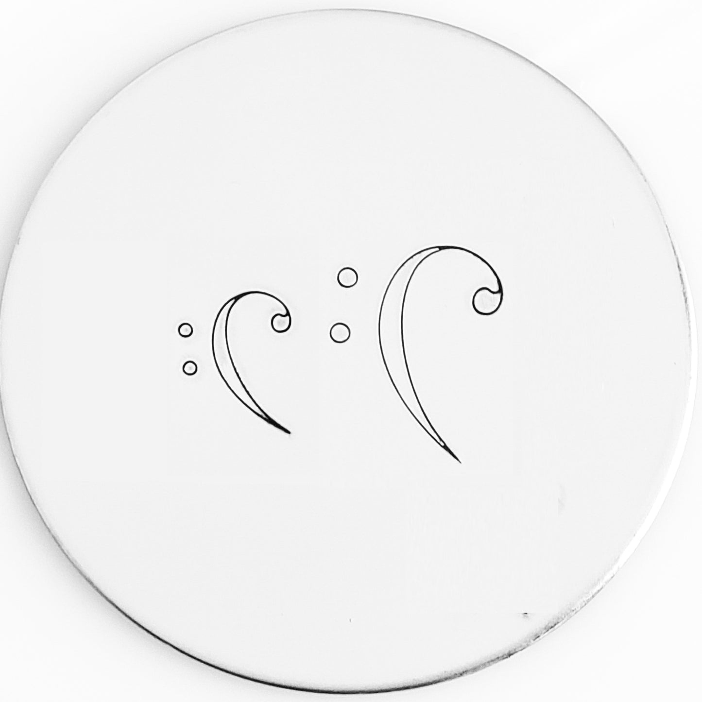 Larger Bass Clef - Reverse